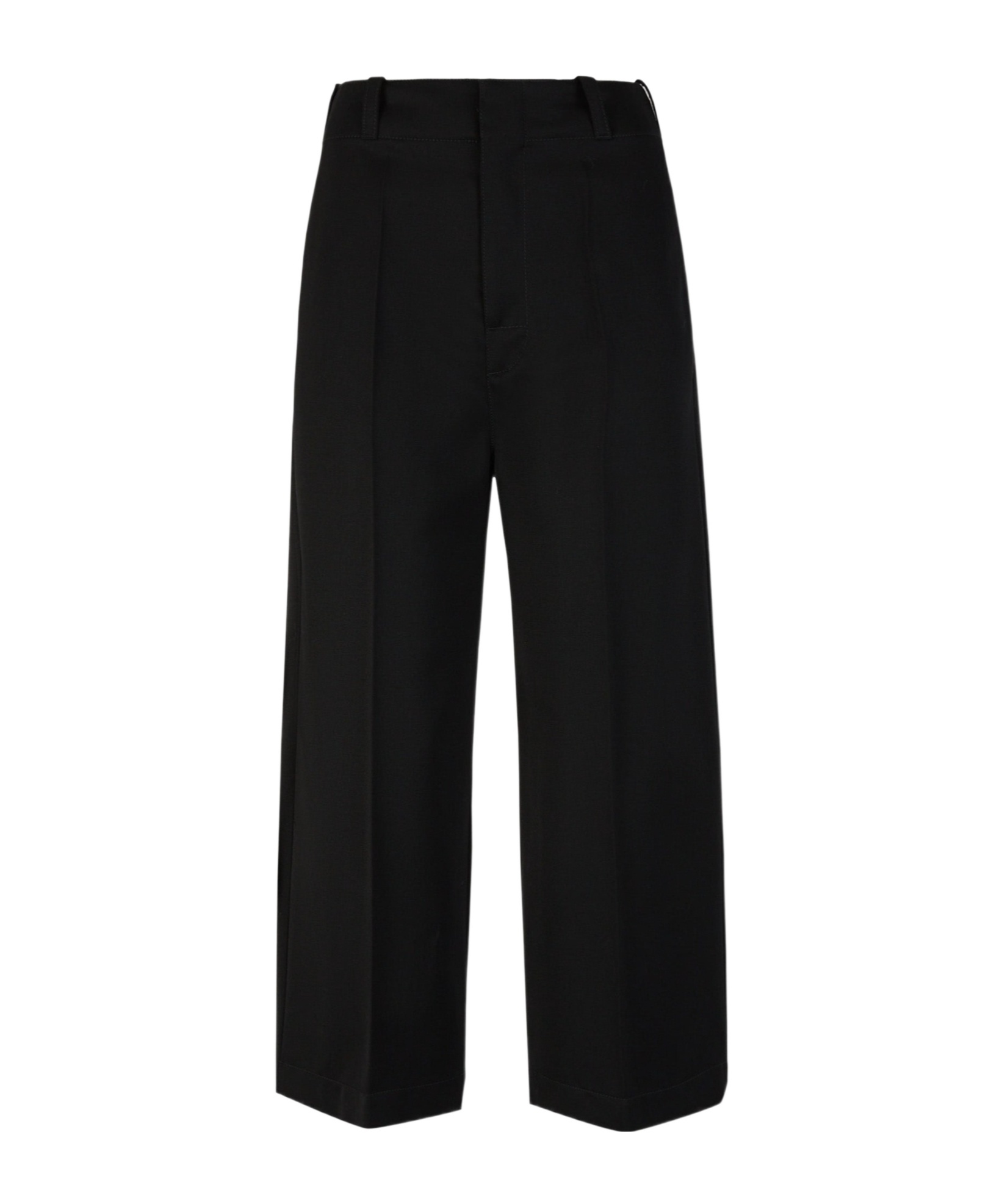Bottega Veneta Straight Casual Pants In Black