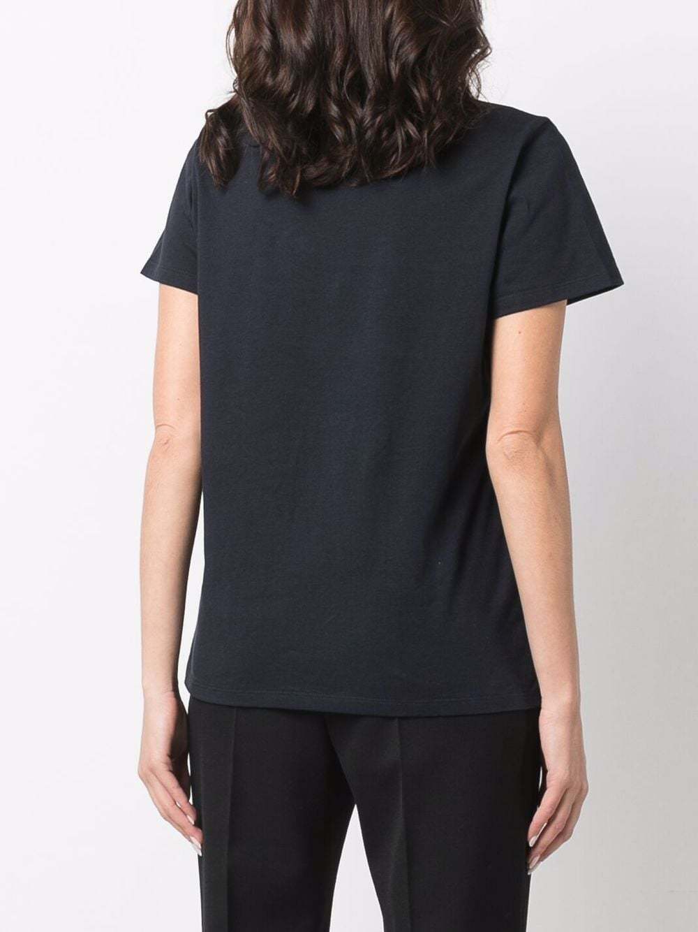 Alexander Mcqueen Logo-print Cotton T-shirt In Blue