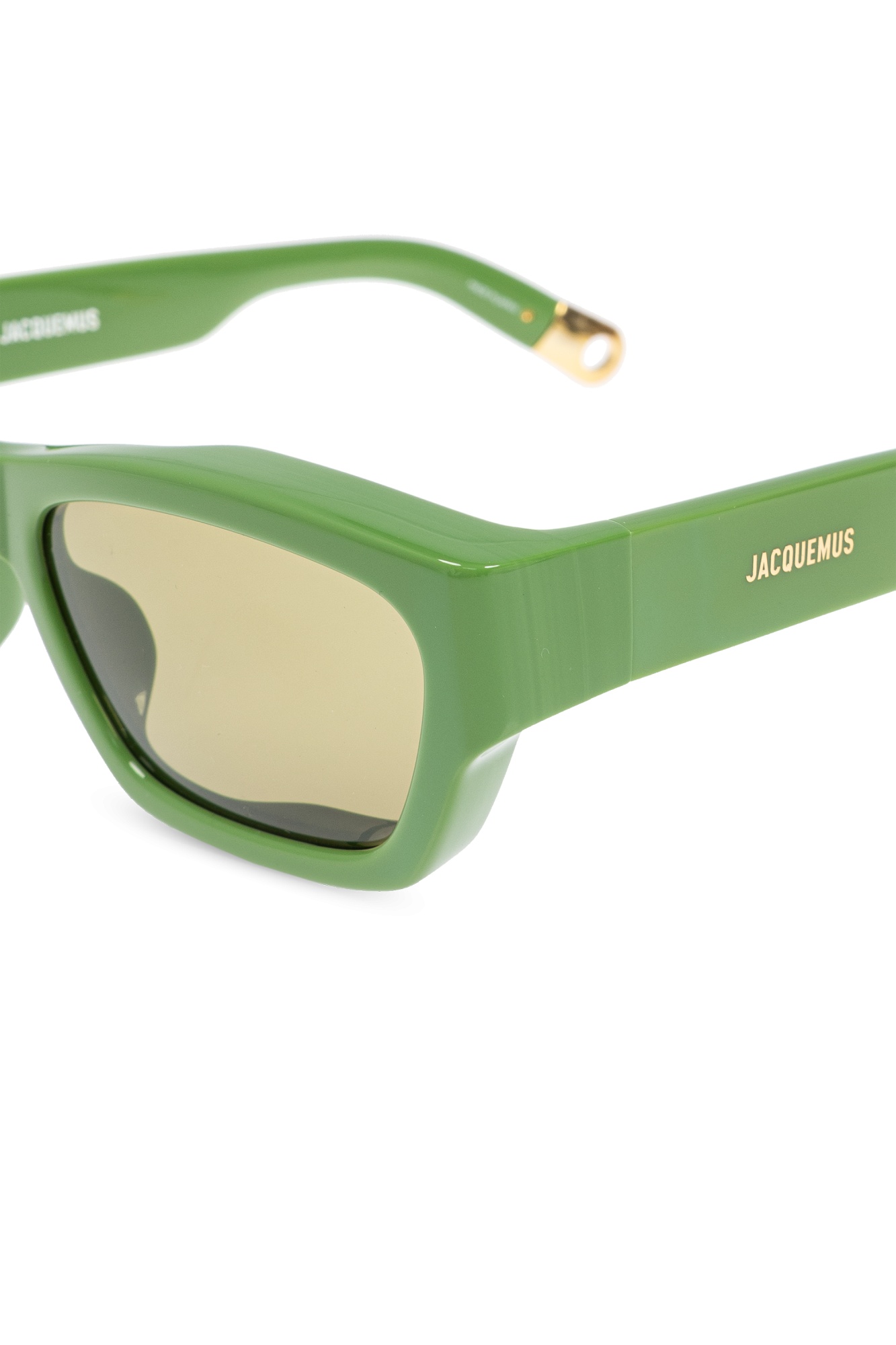 Jacquemus Logo Sunglasses In Nude