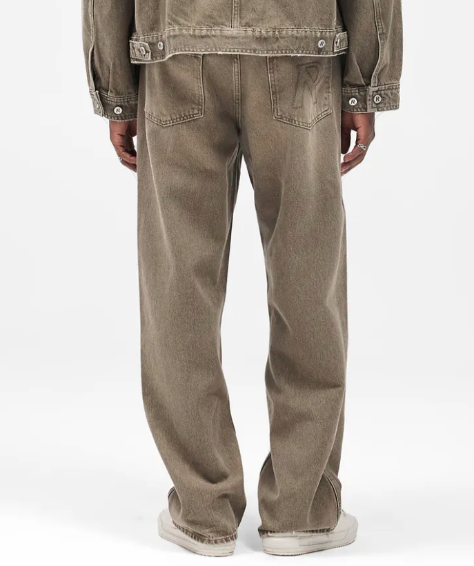 Represent R3 Baggy Denim In Green