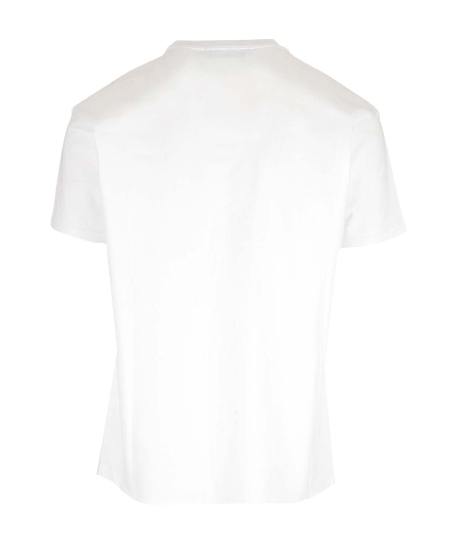 Vivienne Westwood White Crewneck T-shirt With Orb Logo Detail On The Front In Cotton Woman In White