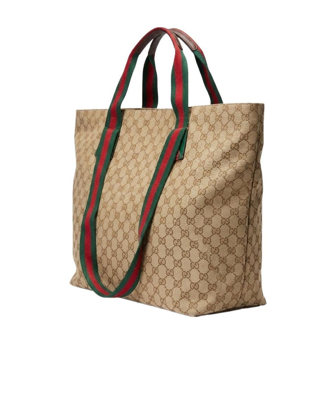 Gucci Gg Medium Tote Bag In Brown