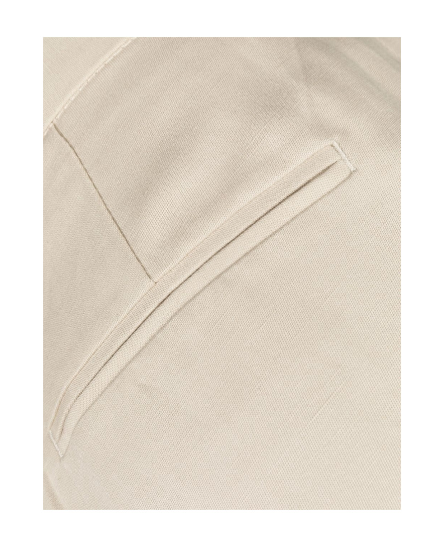 Msgm High-waisted Relaxed-fit Trousers In White