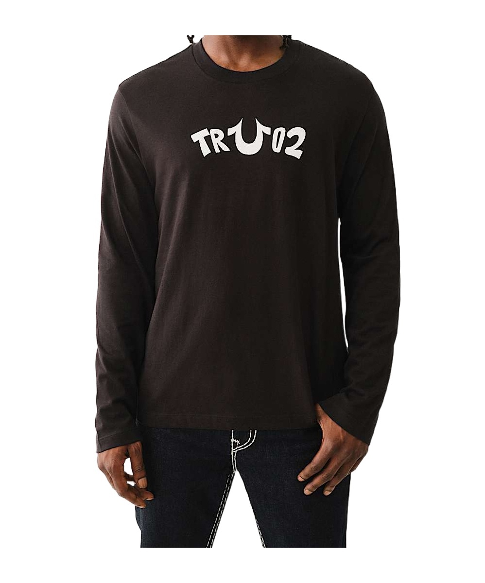 True Religion Warped Tour Long Sleeve Tee In Black