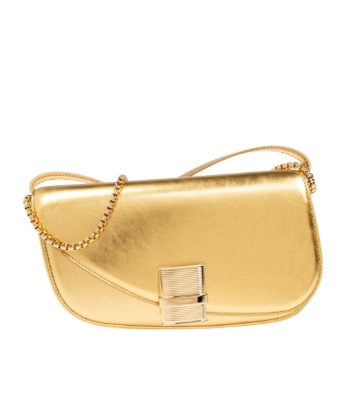 FERRAGAMO FLIP SADDLE BAG
