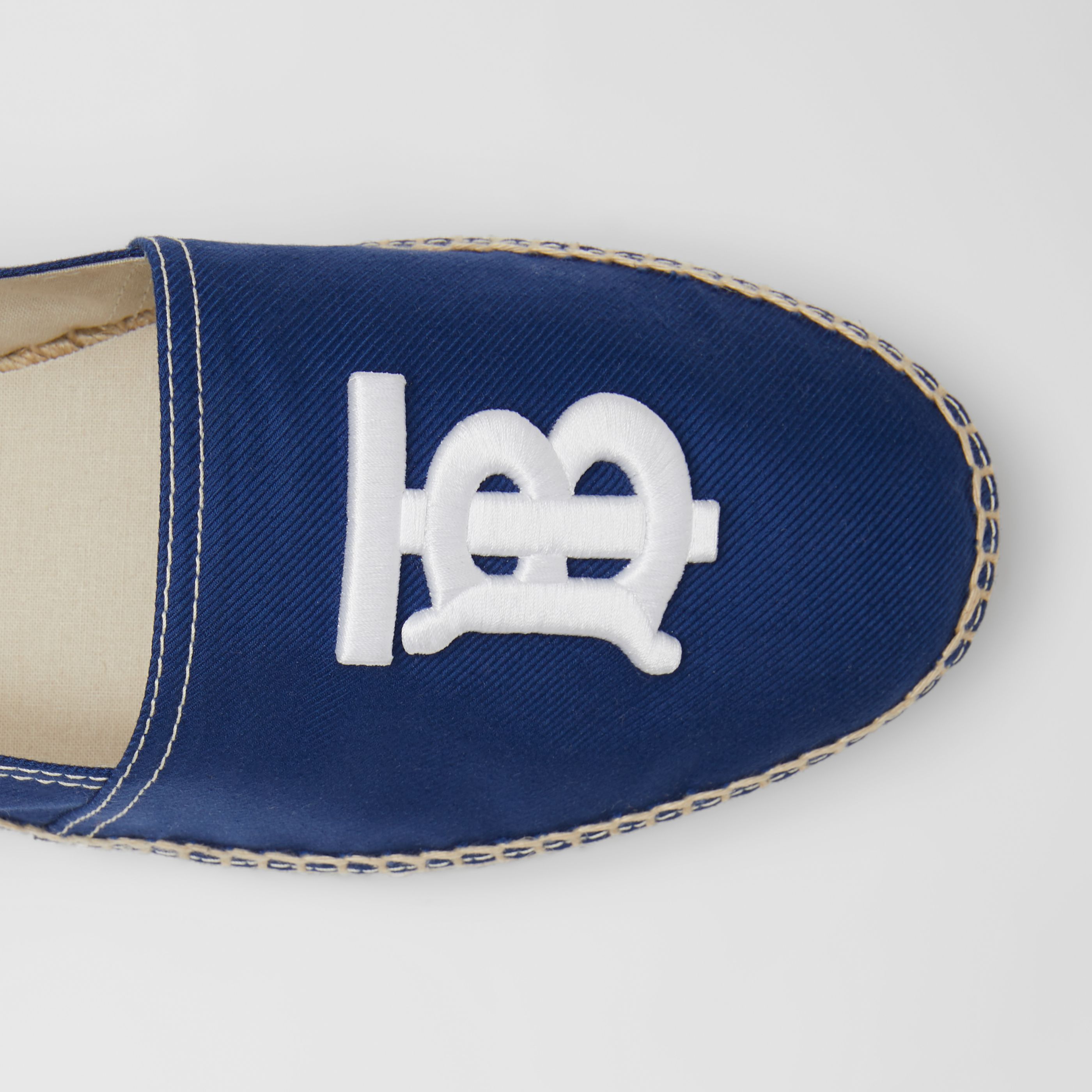 Burberry Monogram Motif Espadrilles In Blue