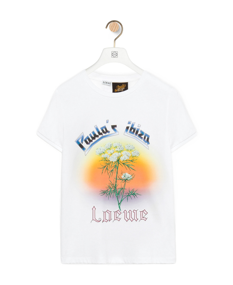 Loewe Fennel T-shirt In Cotton