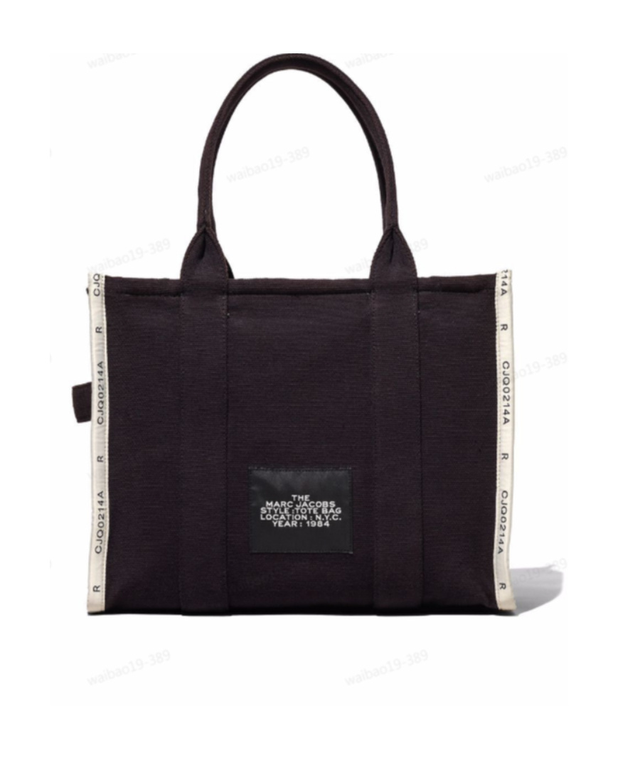 Marc Jacobs The Jacquard Large Tote Bag In Black