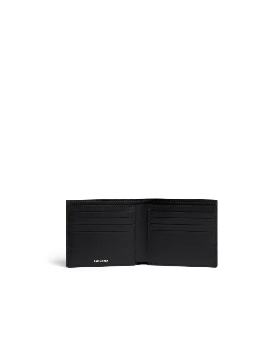 Balenciaga Le Cagole Mini Folded Wallet In Black