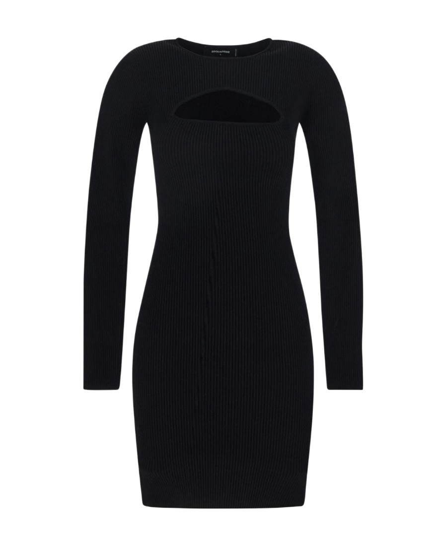 Dsquared2 Dsquared Women Dress Cut Out In Black