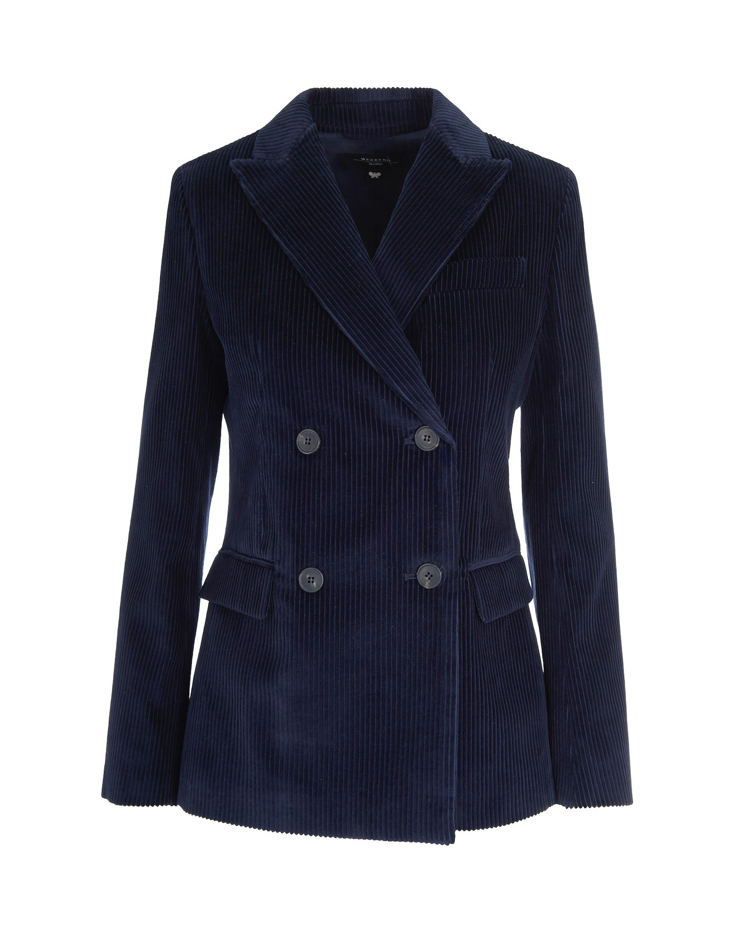 Weekend Max Mara Long-sleeved Suit Jacket In Blue