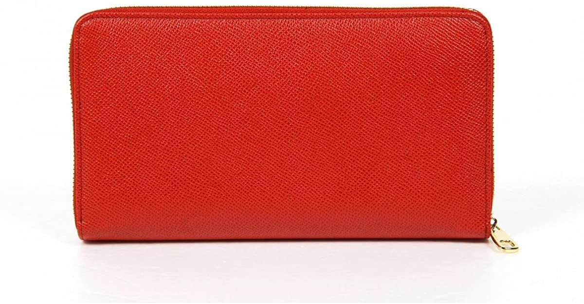 Dolce & Gabbana Logo Details Wallet In Red