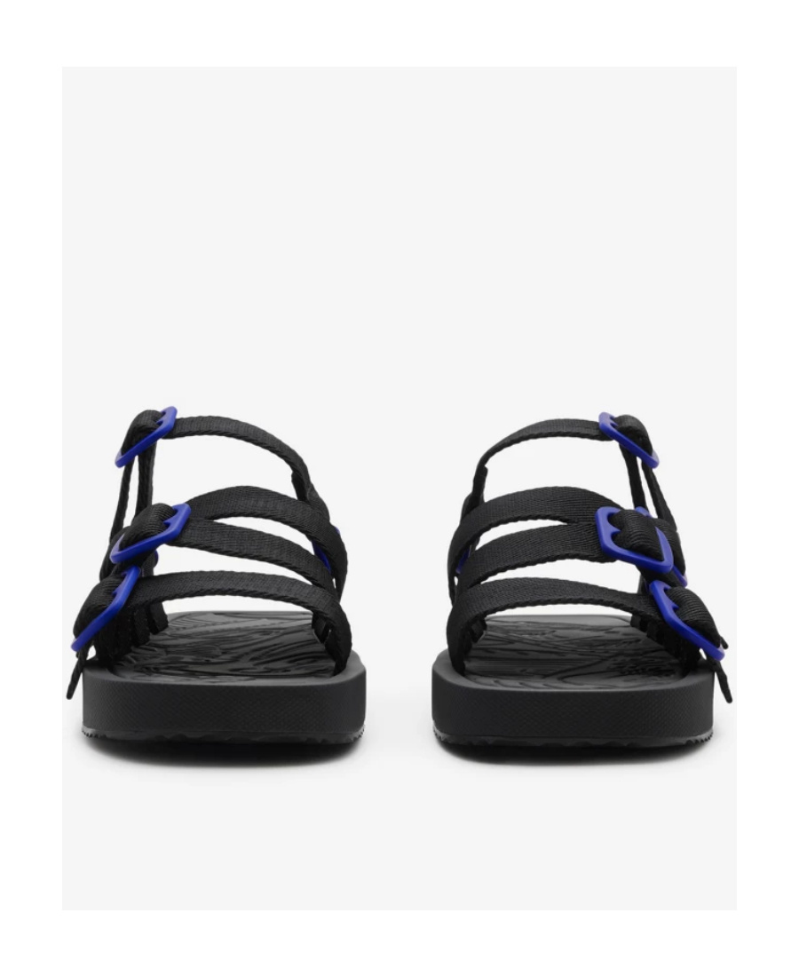 Burberry Sandals Black In Black