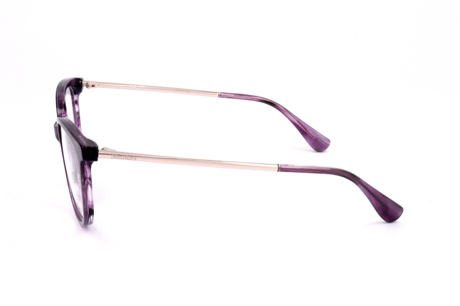 Shop Max Mara Square Frame Glasses In White