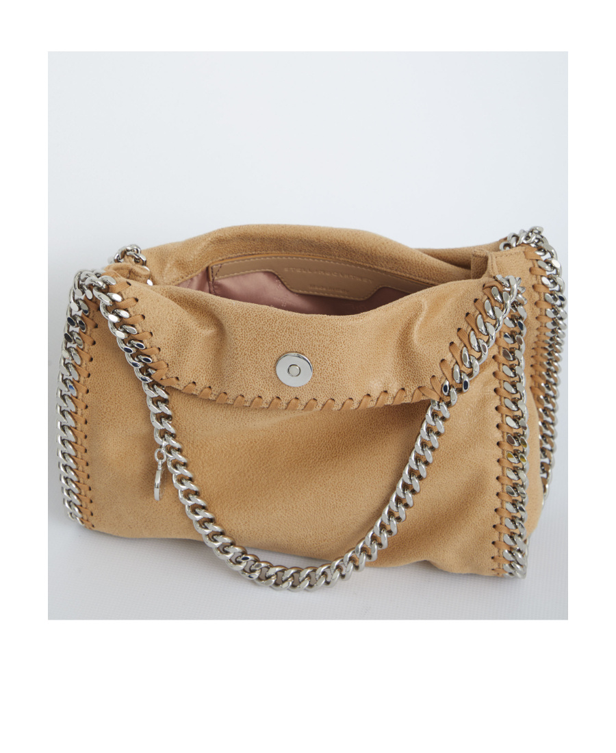 Stella Mccartney Falabella Tiny Tote Bag In Yellow