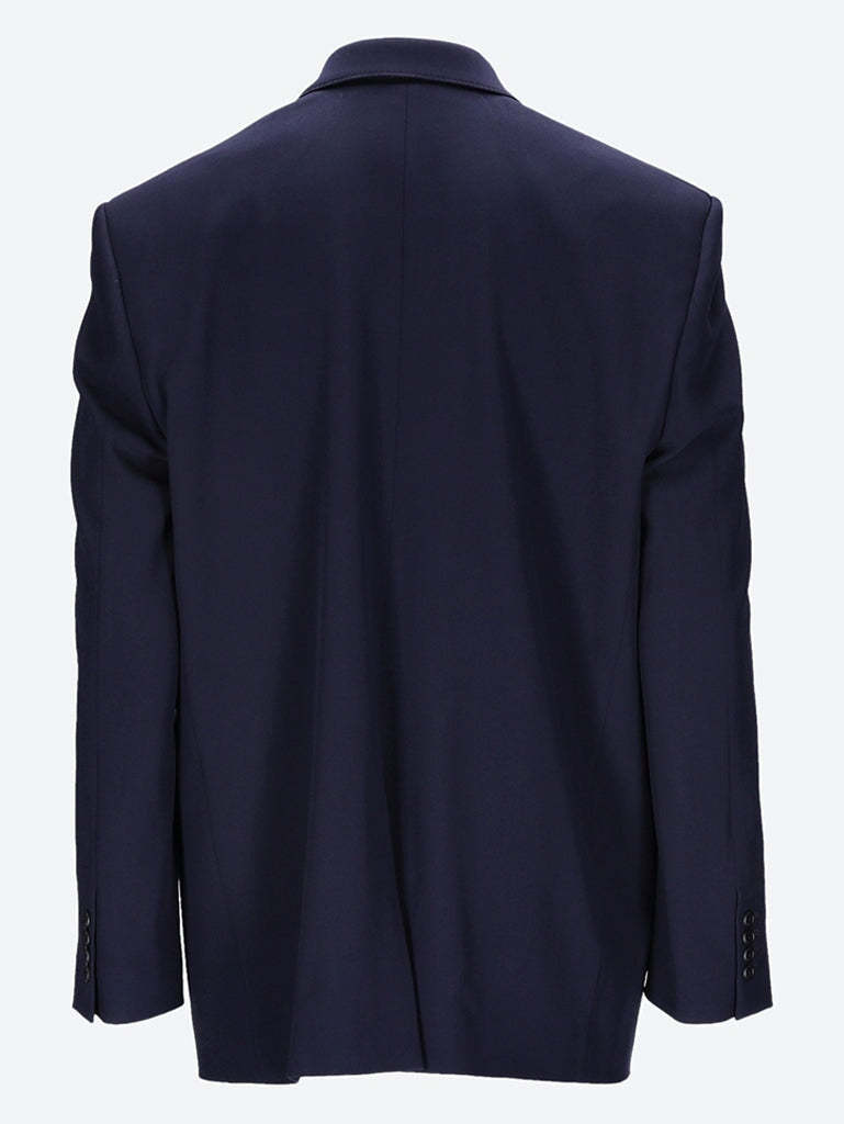 Balenciaga Single-breasted Blazer In Black