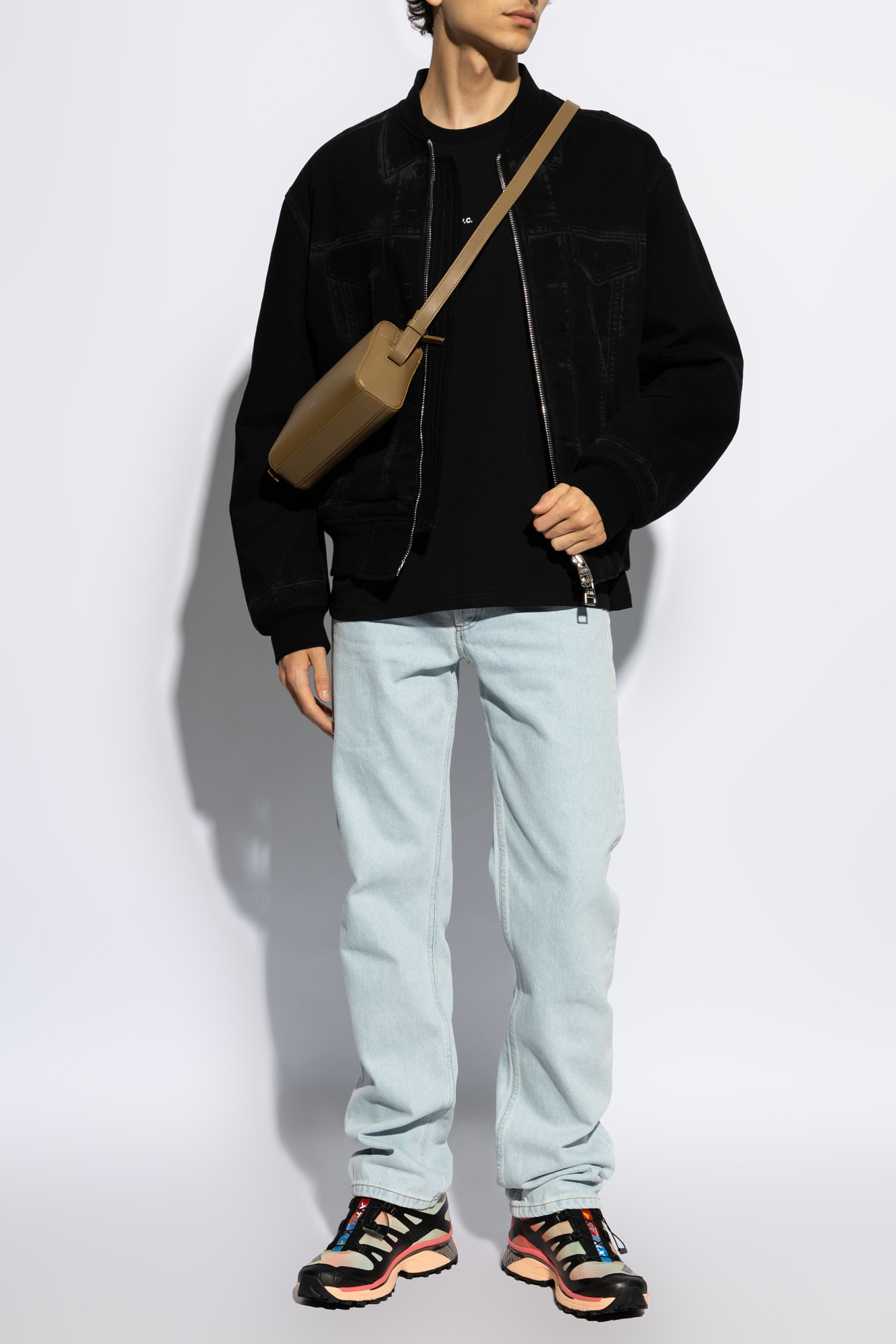 Apc New Standard Mid-rise Straight-leg Jeans In White