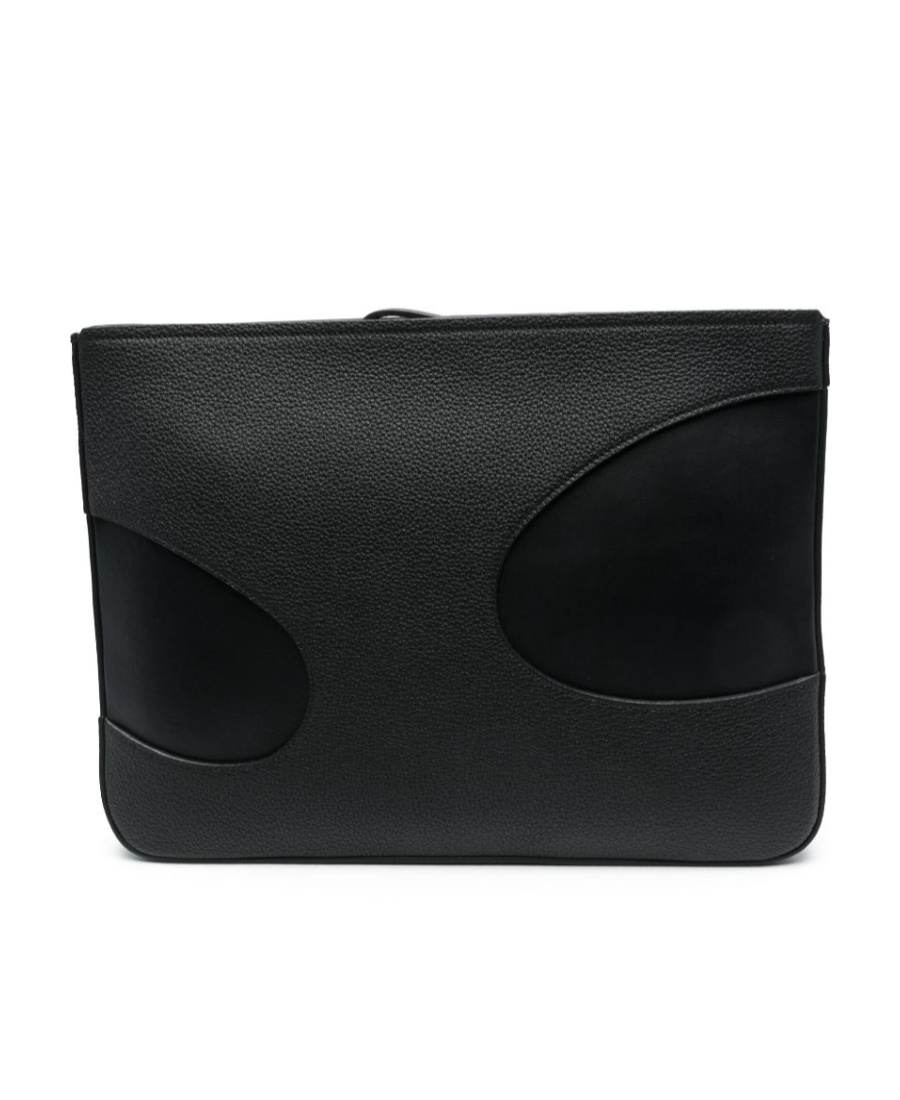 FERRAGAMO HOLLOWED-OUT DETAIL LOGO HANDBAG