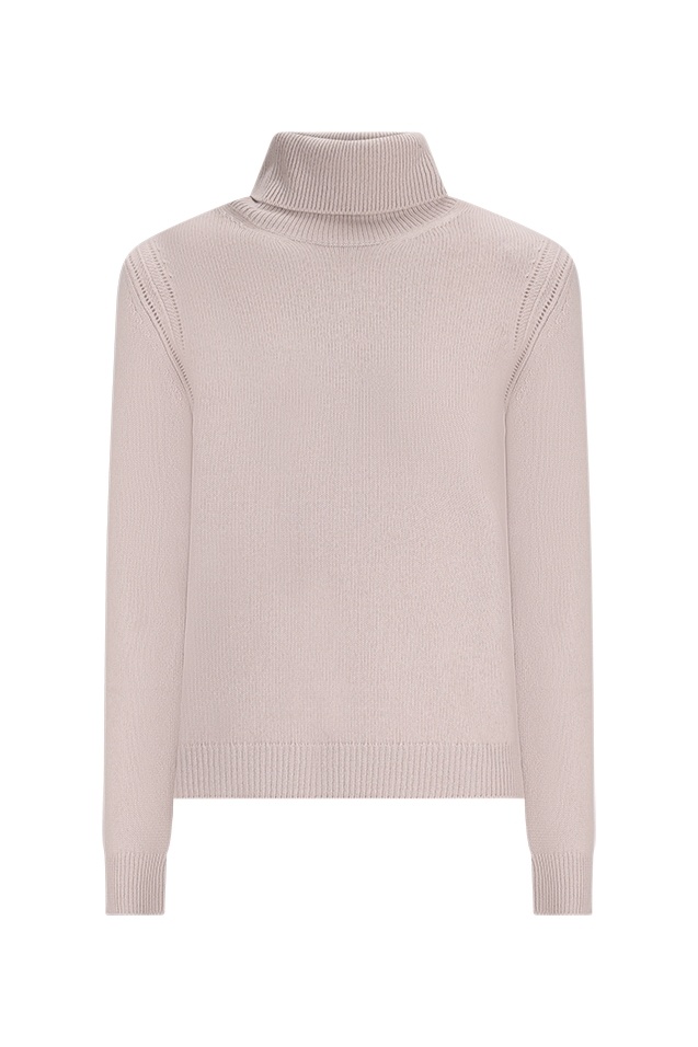 Tom Ford Turtleneck Cashmere Sweater In Pink