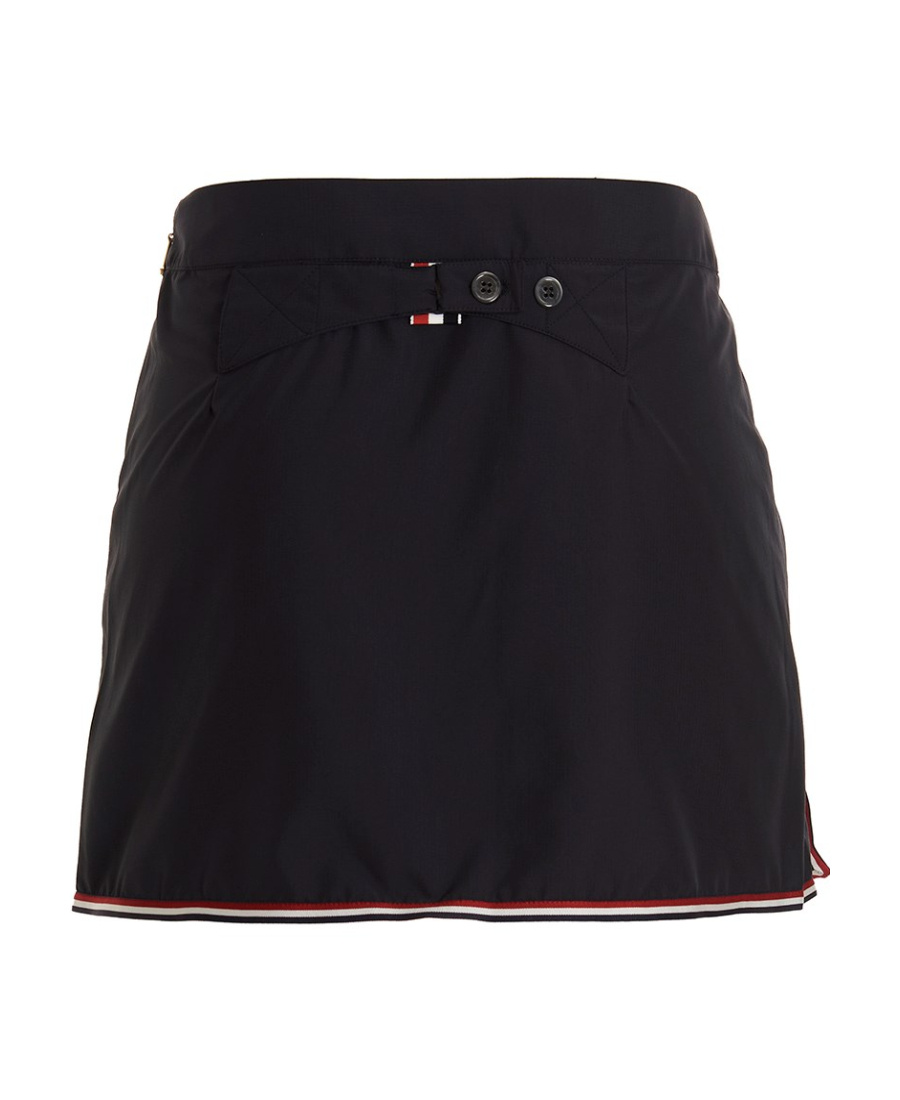 Thom Browne Rwb Golf Mini Skirt In Black