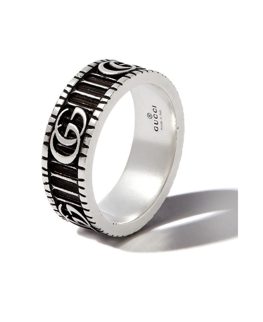 Gucci Double G Ring In Metallic