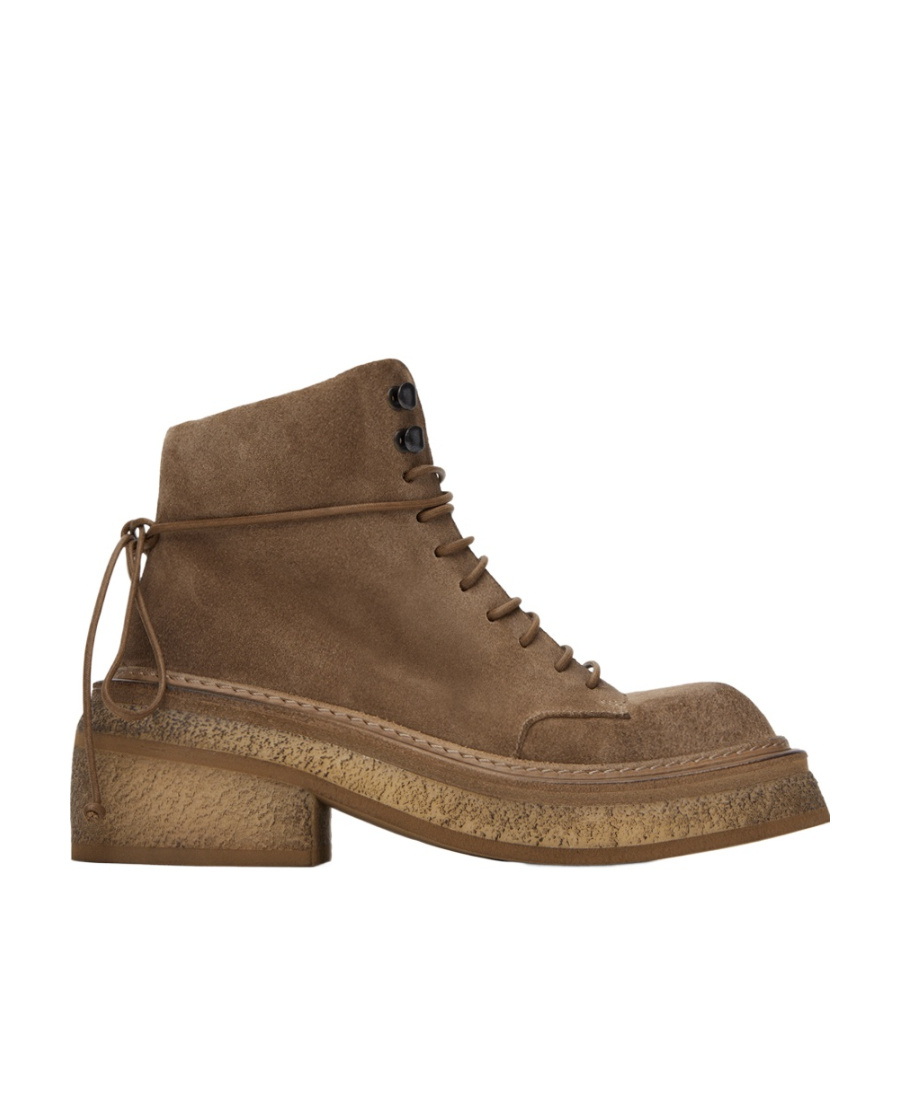 Shop Marsèll Ankle Lace-up Fastening Boots In Green