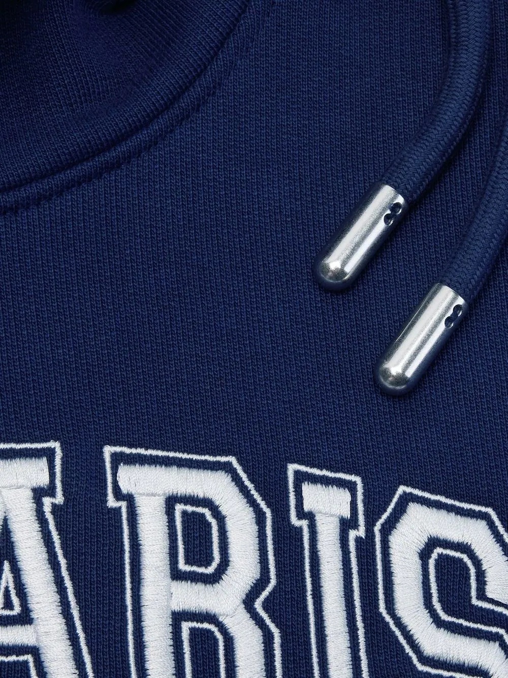 AMI ALEXANDRE MATTIUSSI AMI PARIS LOGO-PRINTED LONG-SLEEVED DRAWSTRING HOODIE