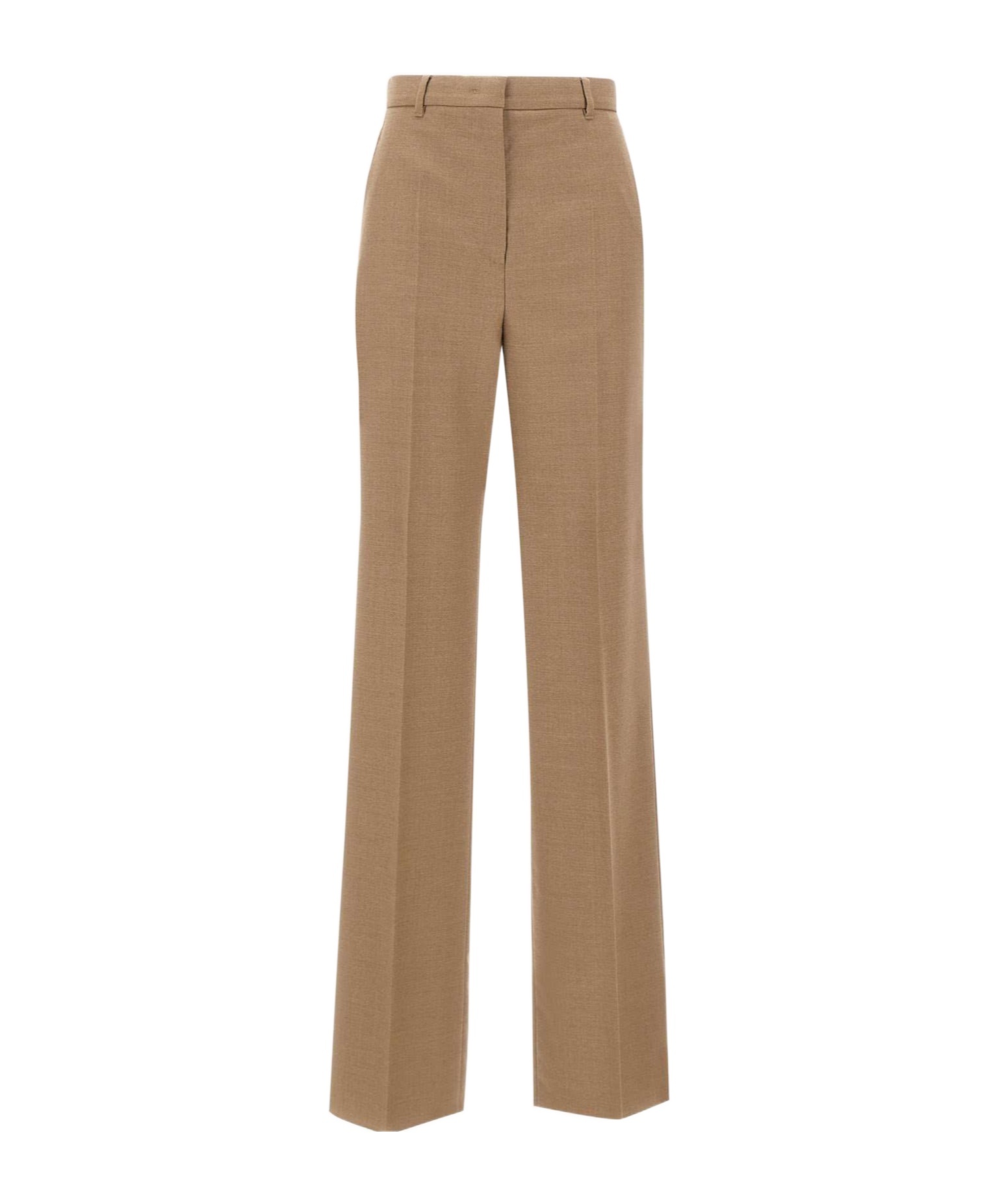 Max Mara Rauche Wide-leg Trousers In Brown