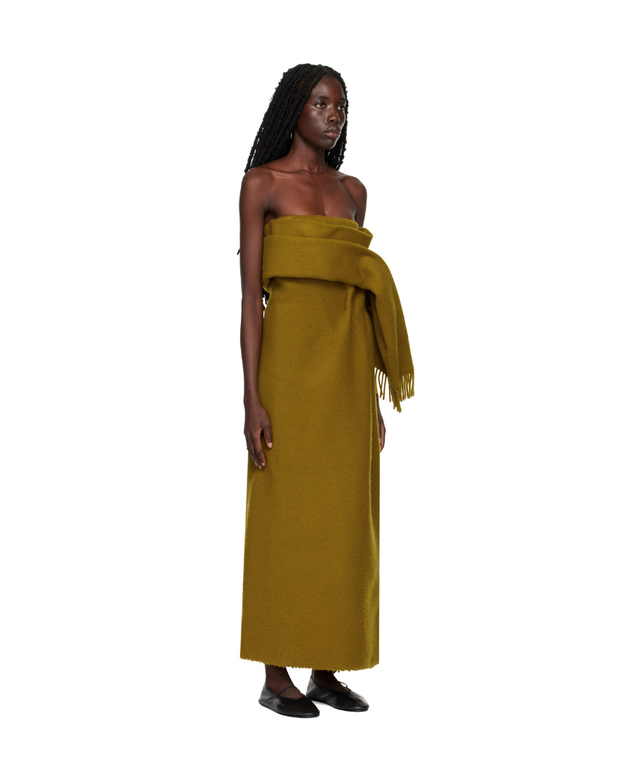 The Row Arachne Long Dress In Brown