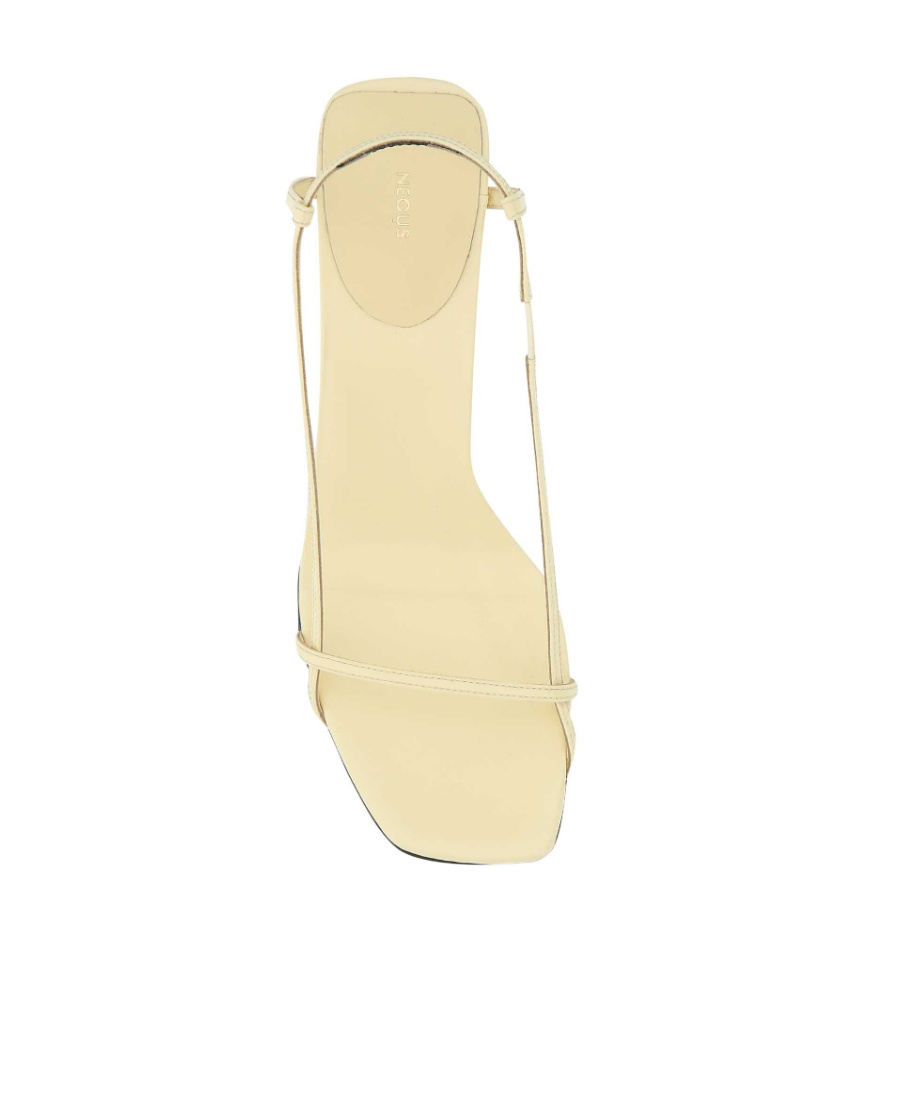 Neous Leather Sandals In Nude