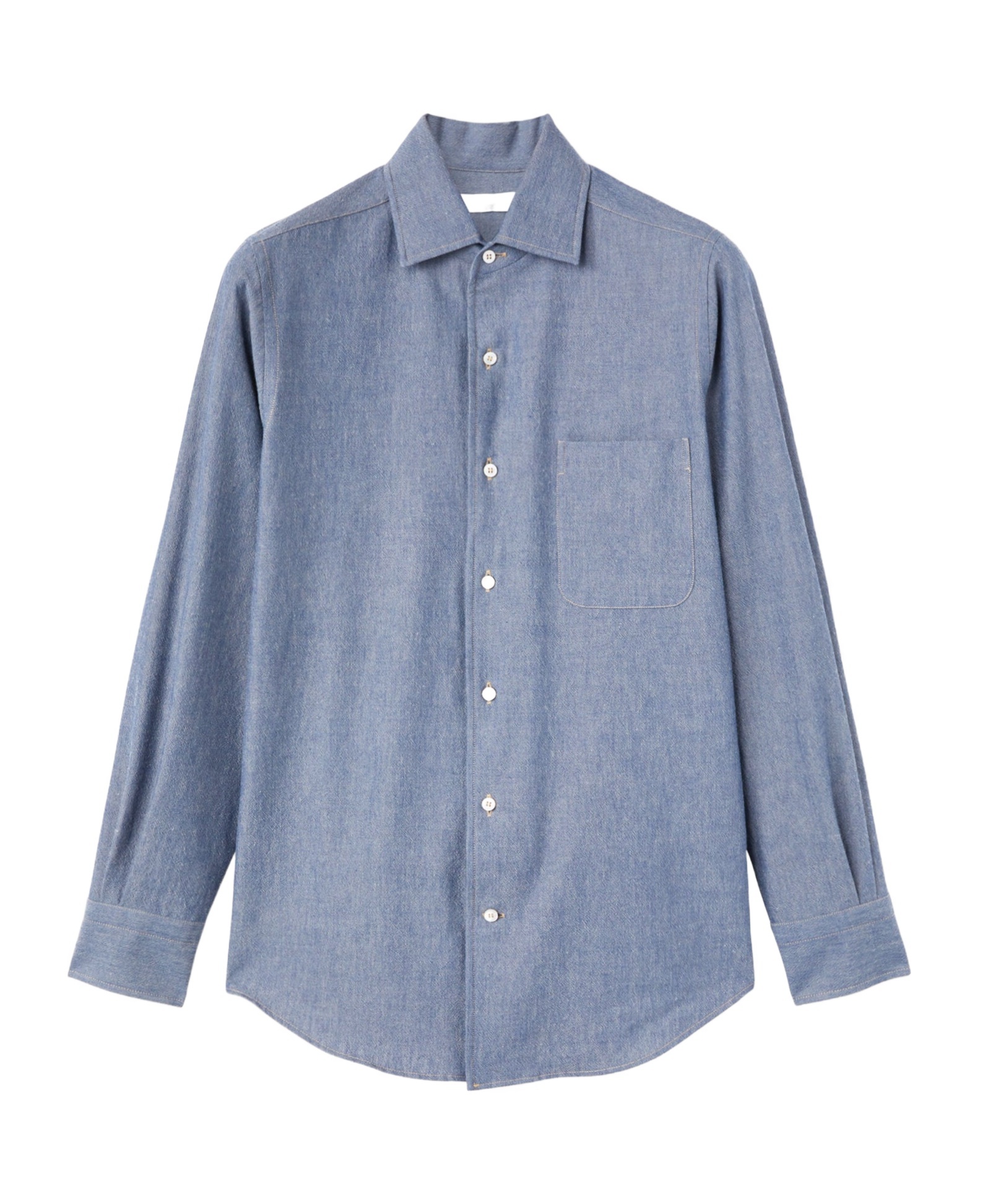 Loro Piana Long-sleeved Shirt In Blue