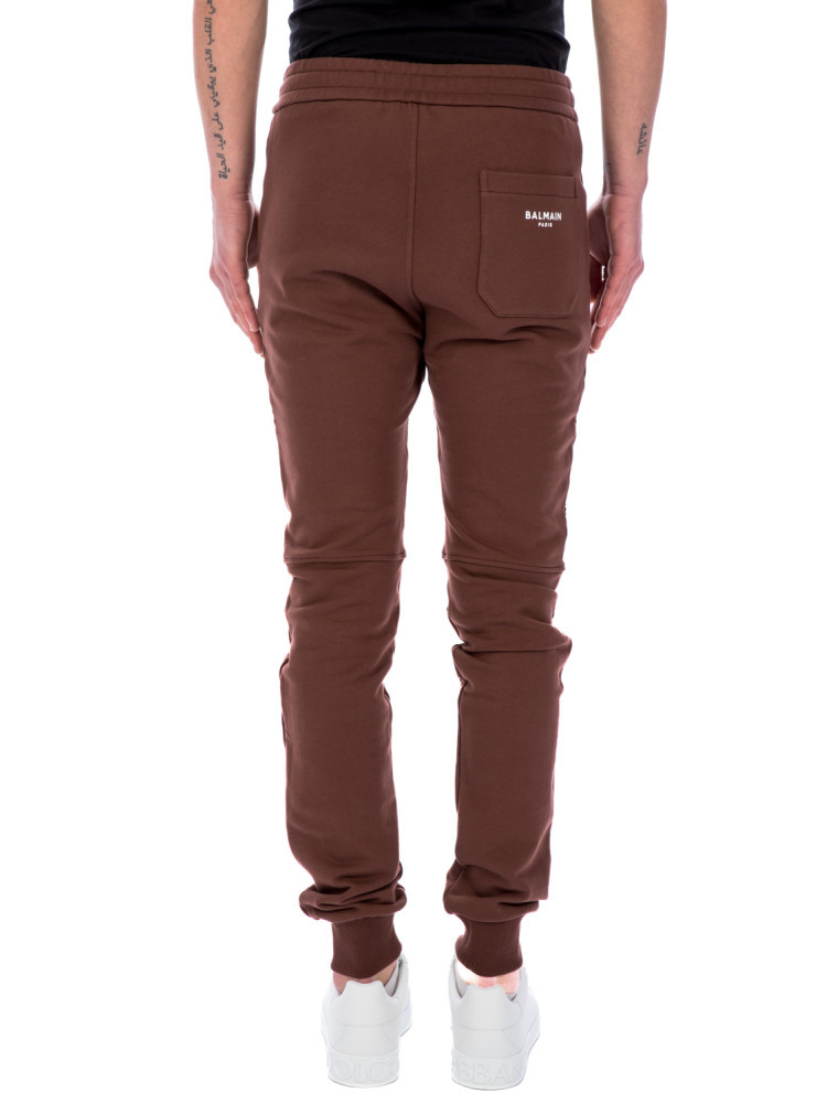 Balmain Logo-print Track Pants In Red