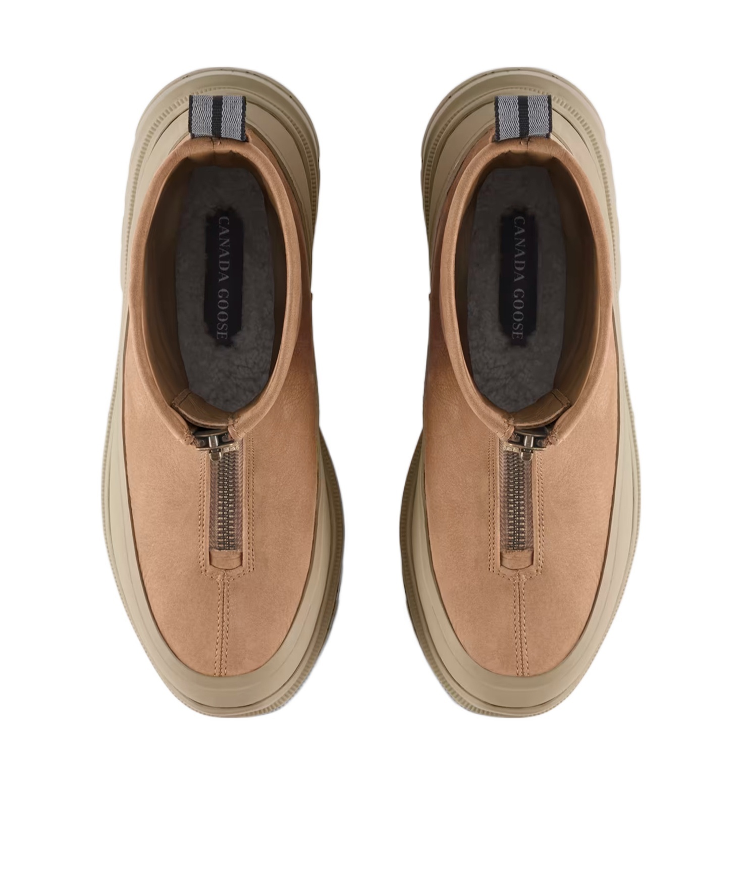 Canada Goose Kya Zip Ankle Boots In Brown