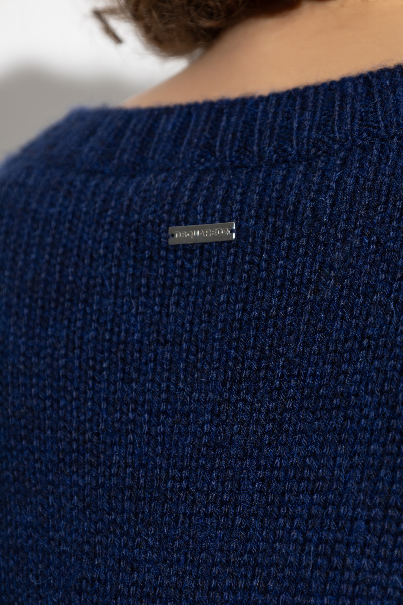 Dsquared2 Long-sleeved Sweater In Black