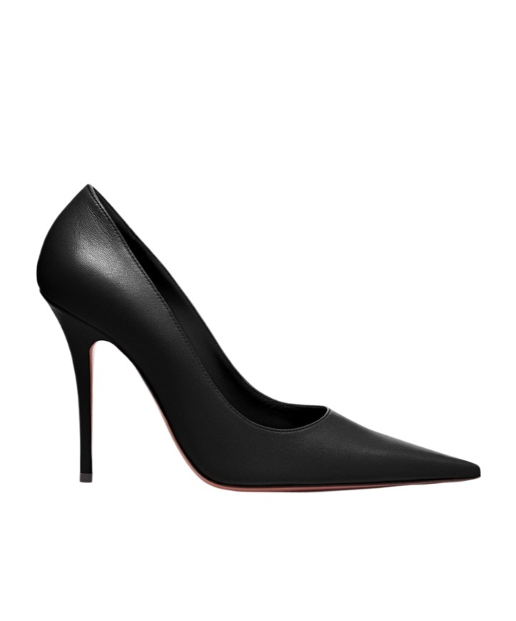 Amina Muaddi Pointed High Heels In Black