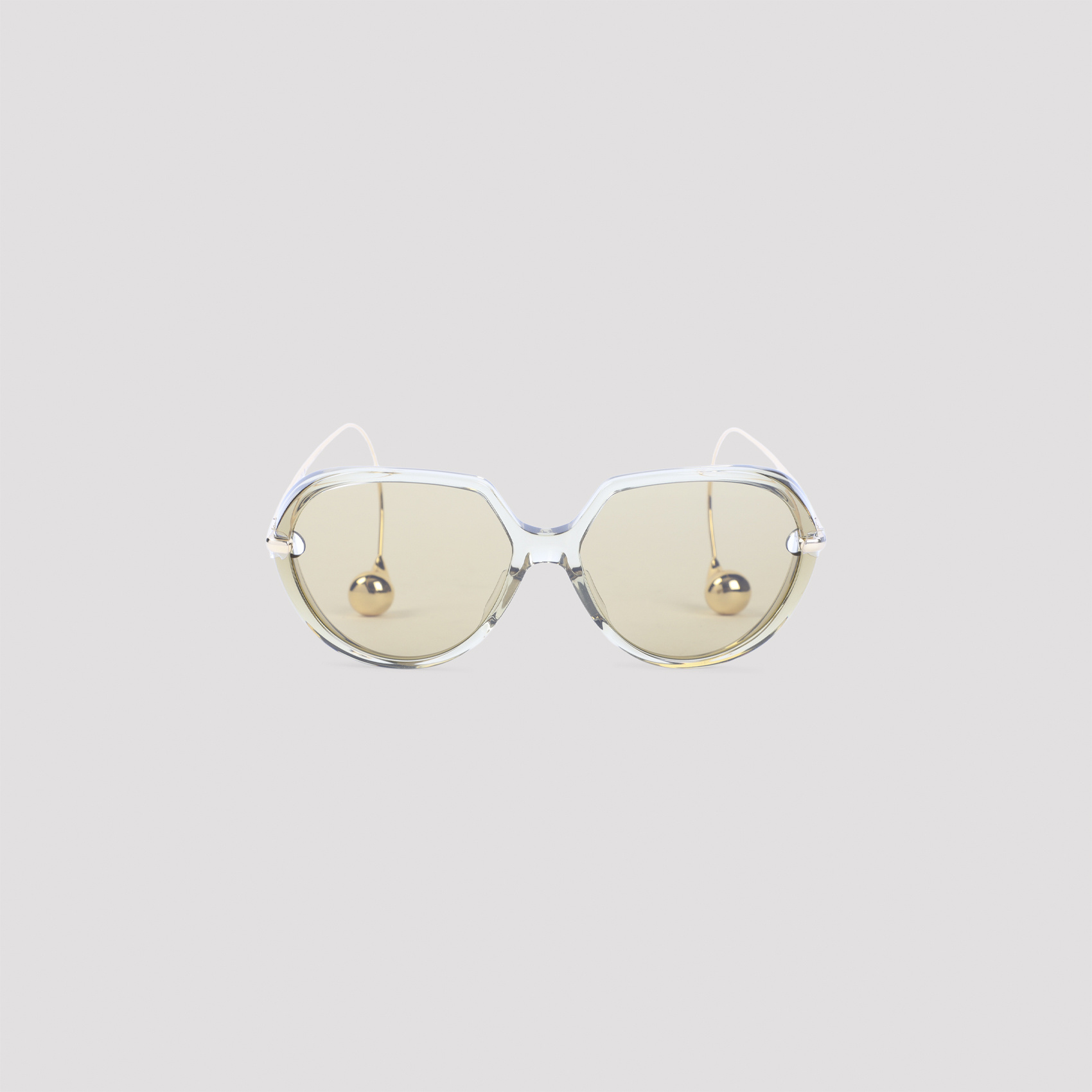 Bottega Veneta Full Frame Sunglasses In Neutral