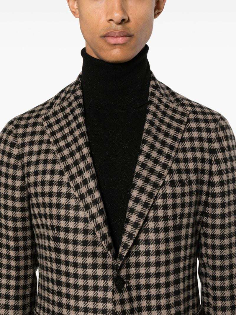 Tagliatore Single-breasted Blazer In Black