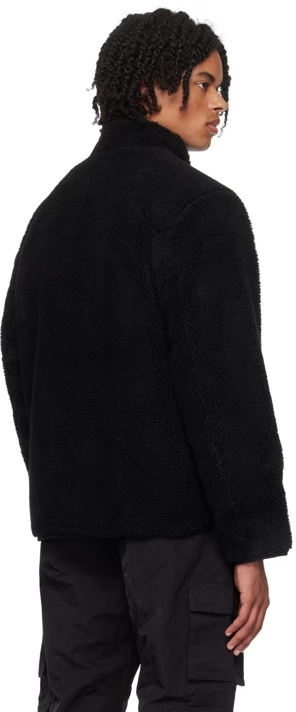Represent Long-sleeved Zippered Casual Jacket In Black