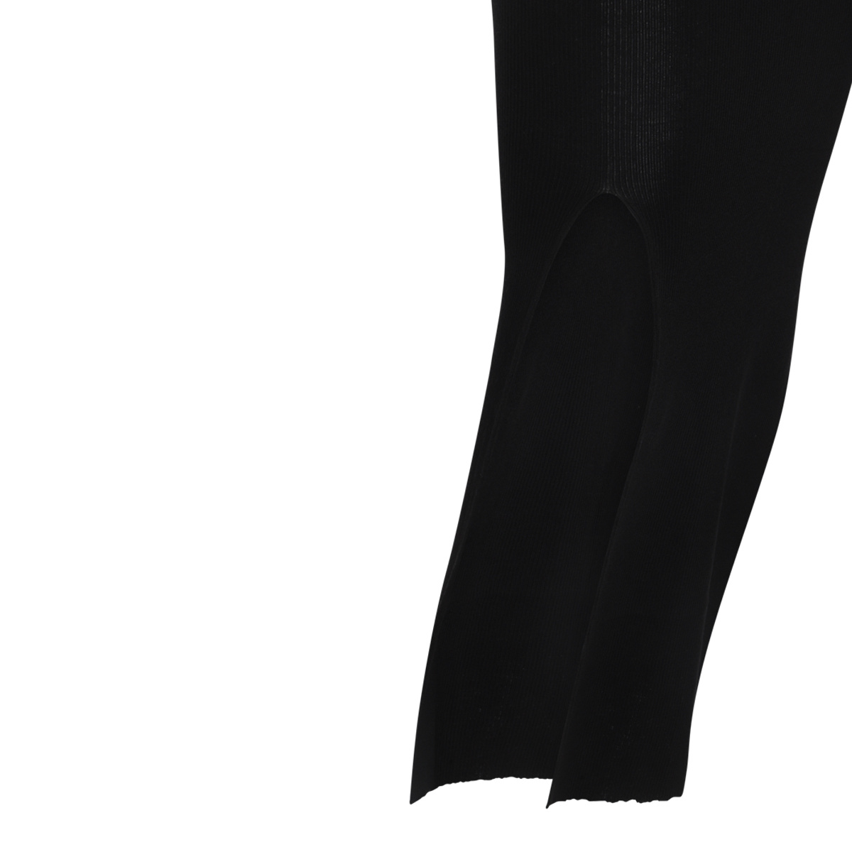 Rick Owens Womens Black Soft Pillar Stretch-wool Blend Maxi Skirt In Black