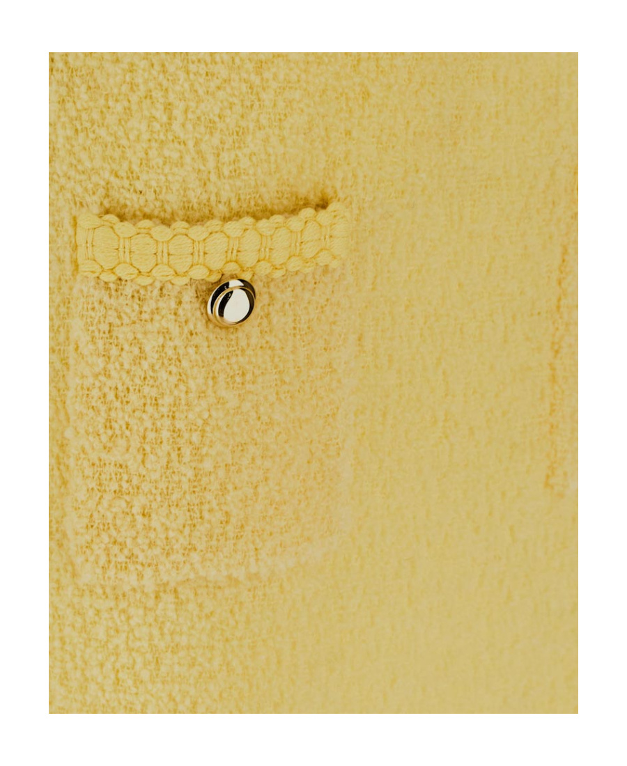 Miu Miu High-waisted A-line Skirt In Yellow