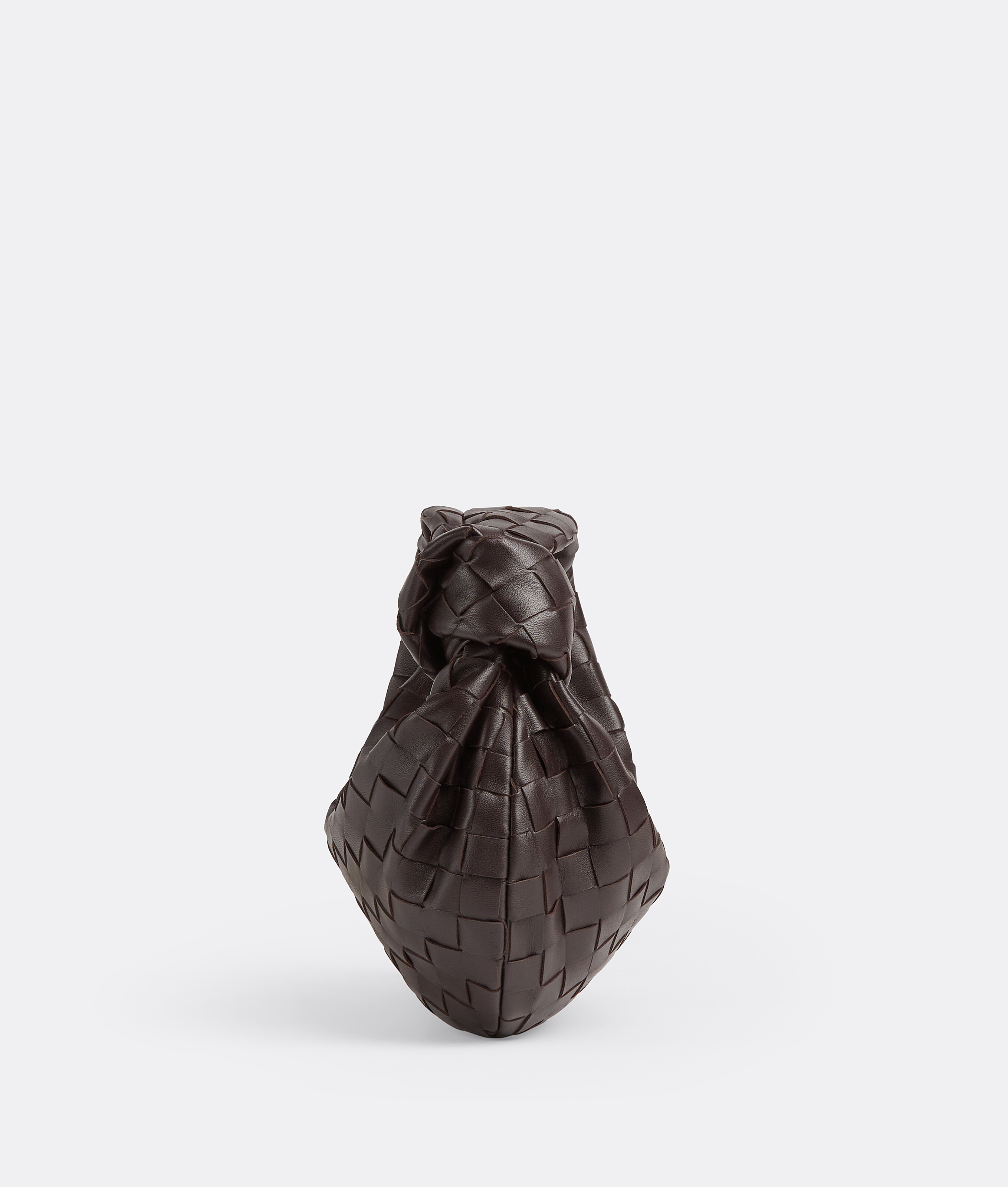 Bottega Veneta Mini Woven Handbag In Brown