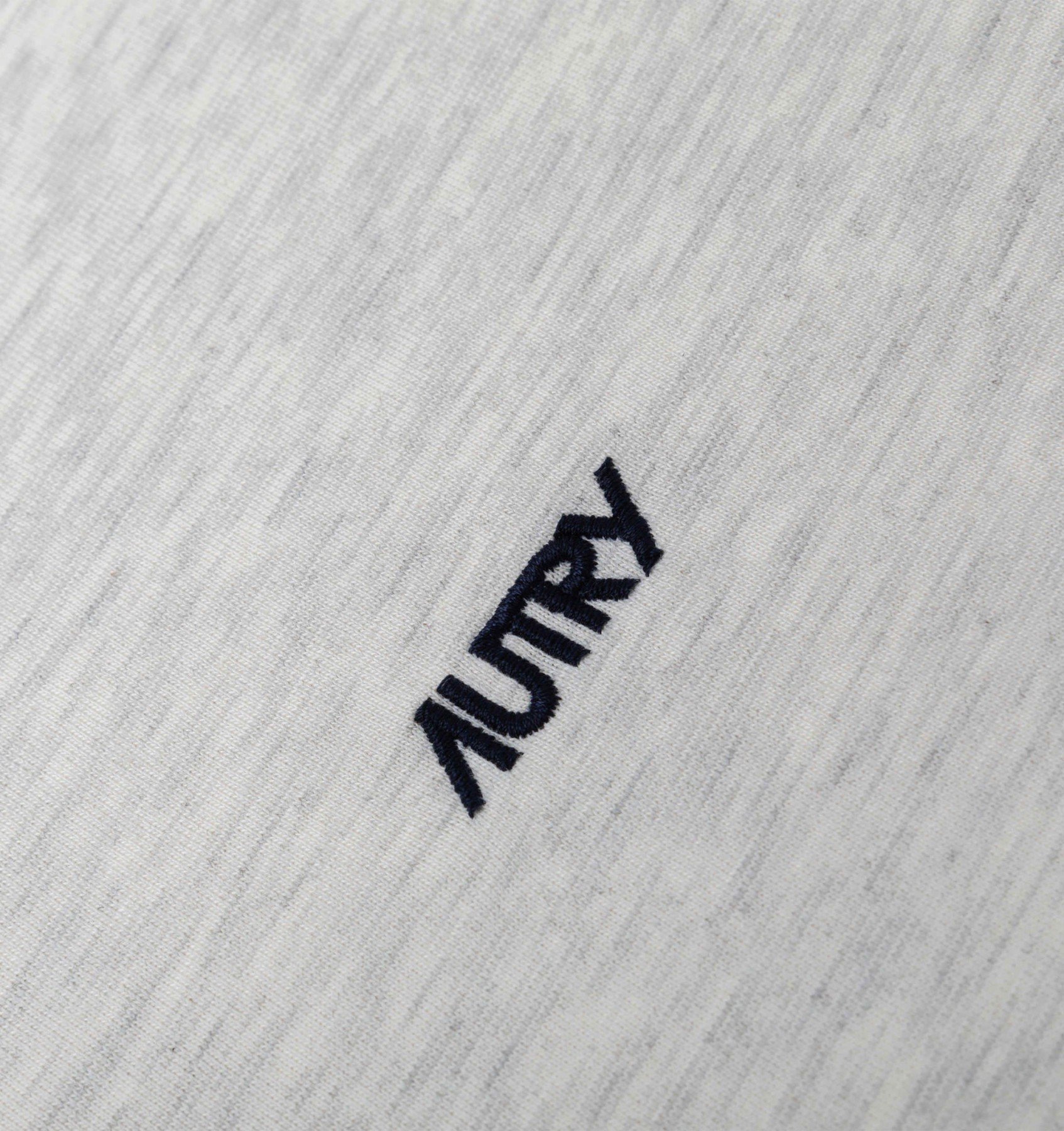 Shop Autry Logo-embroidered Crewneck T-shirt In White