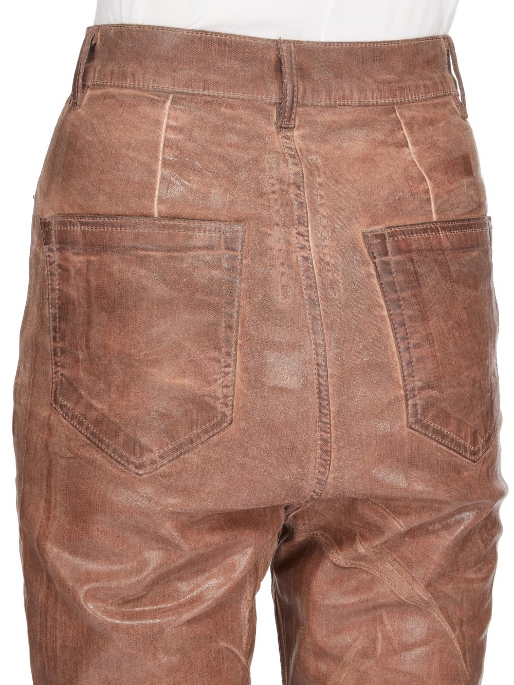 Shop Rick Owens Drkshdw Bolan High-waisted Flared Jeans In Brown