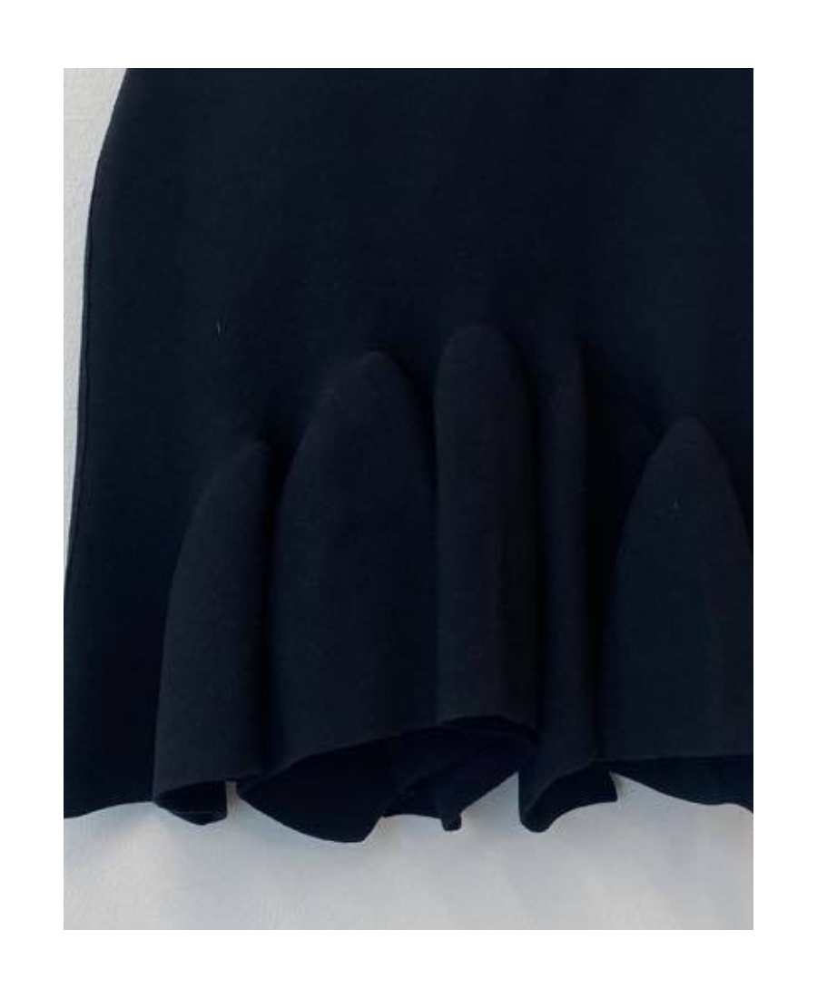 Bottega Veneta Knitted Mini Skirt In Black