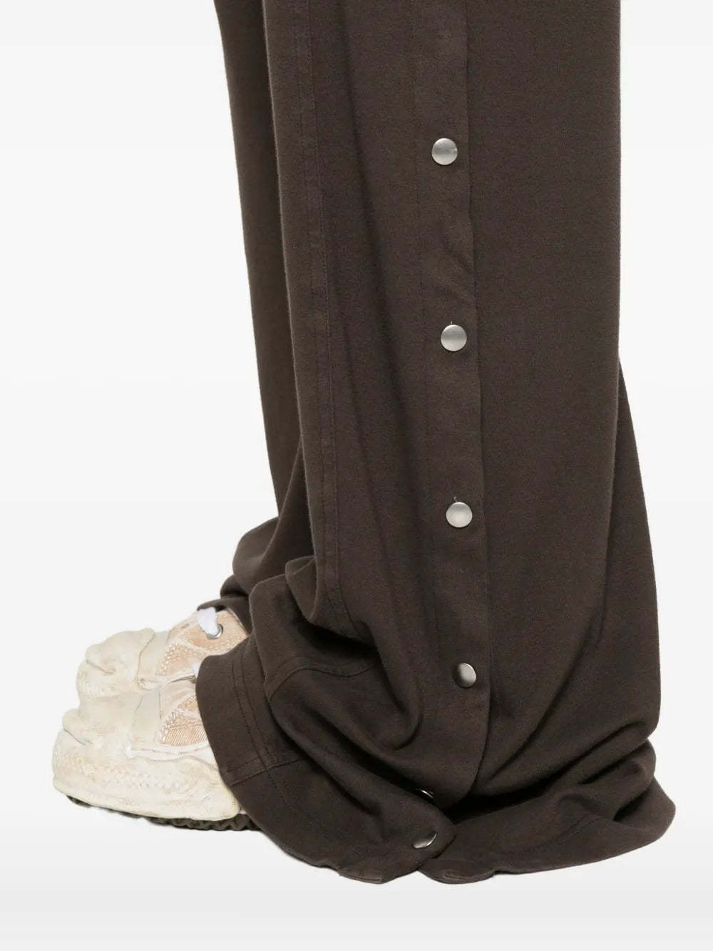 Rick Owens Drkshdw Drawstring Wide-leg Trousers In Black