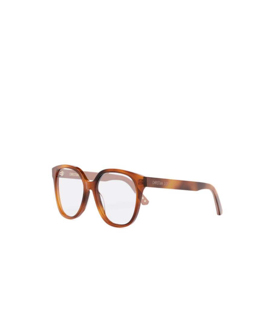 Dior Logo Flat Mirror In Brown