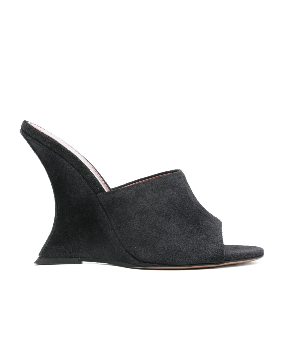 Paris Texas 105mm Suede Mules In Black