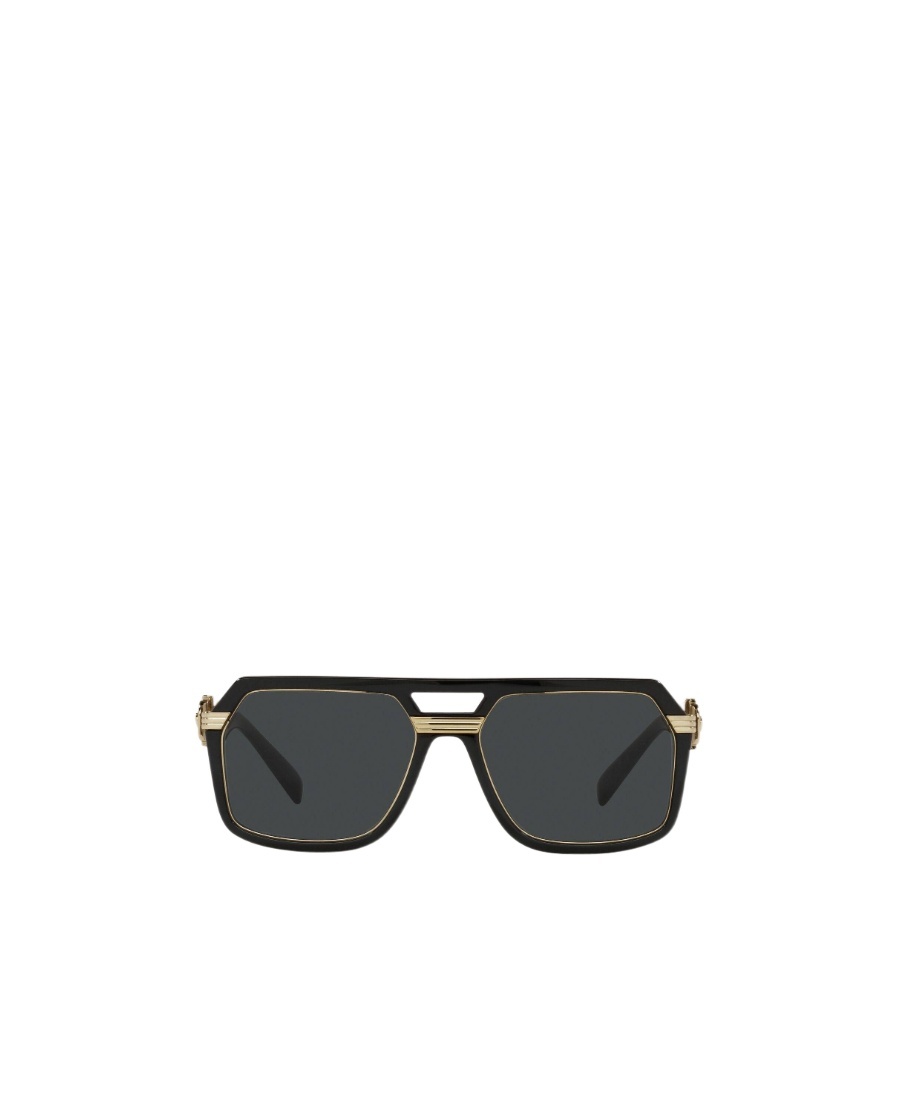 Versace Black Vintage Icon Pilot Sunglasses