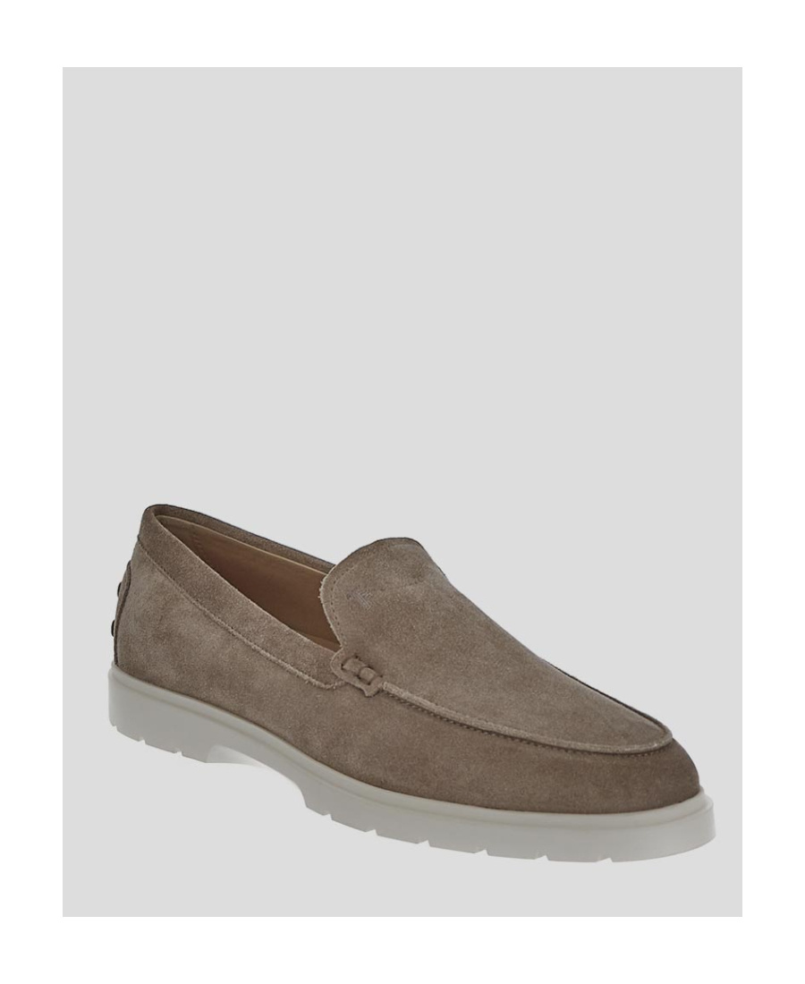 Tod's Suede Slip-on Loafers In Brown