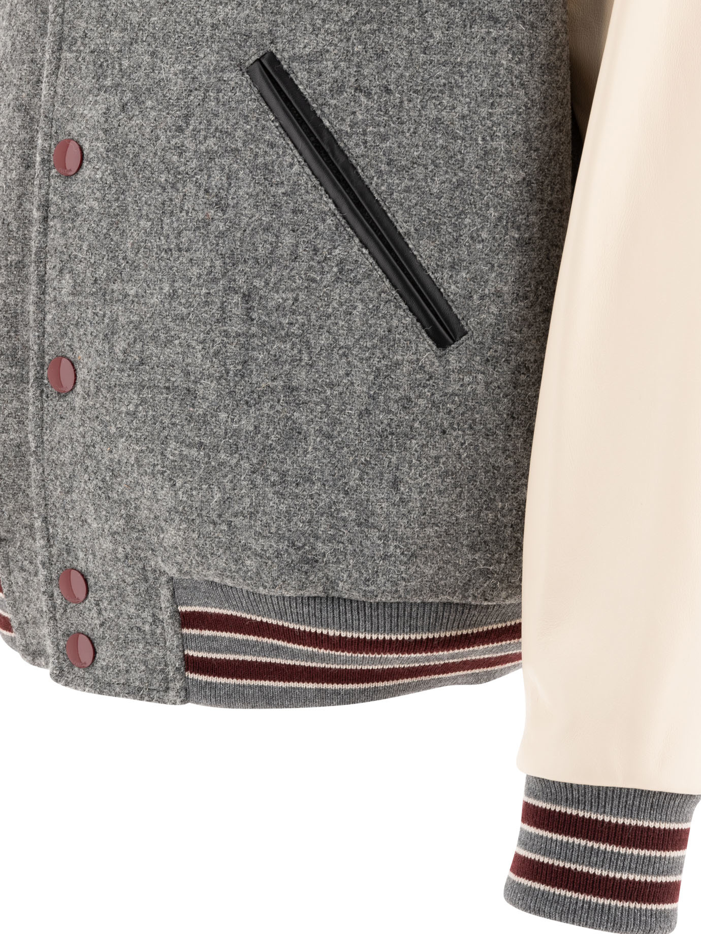 Celine Long-sleeved Casual Jacket In Gray